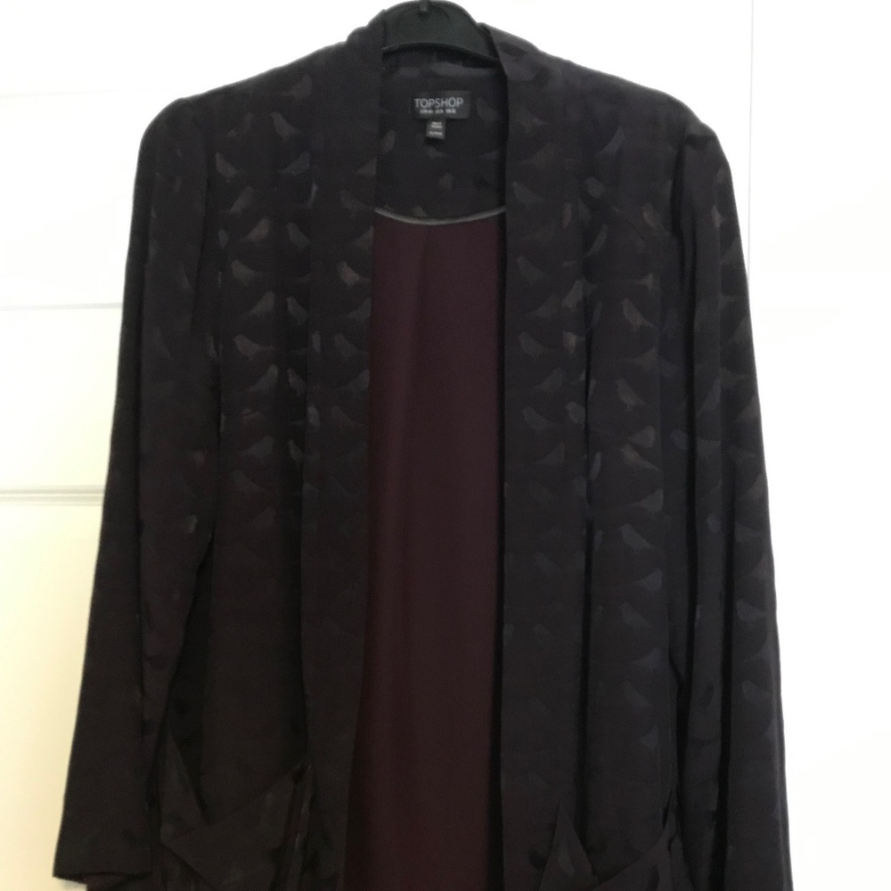 Topshop Open Front Jacket